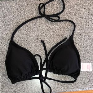 Black bikini top